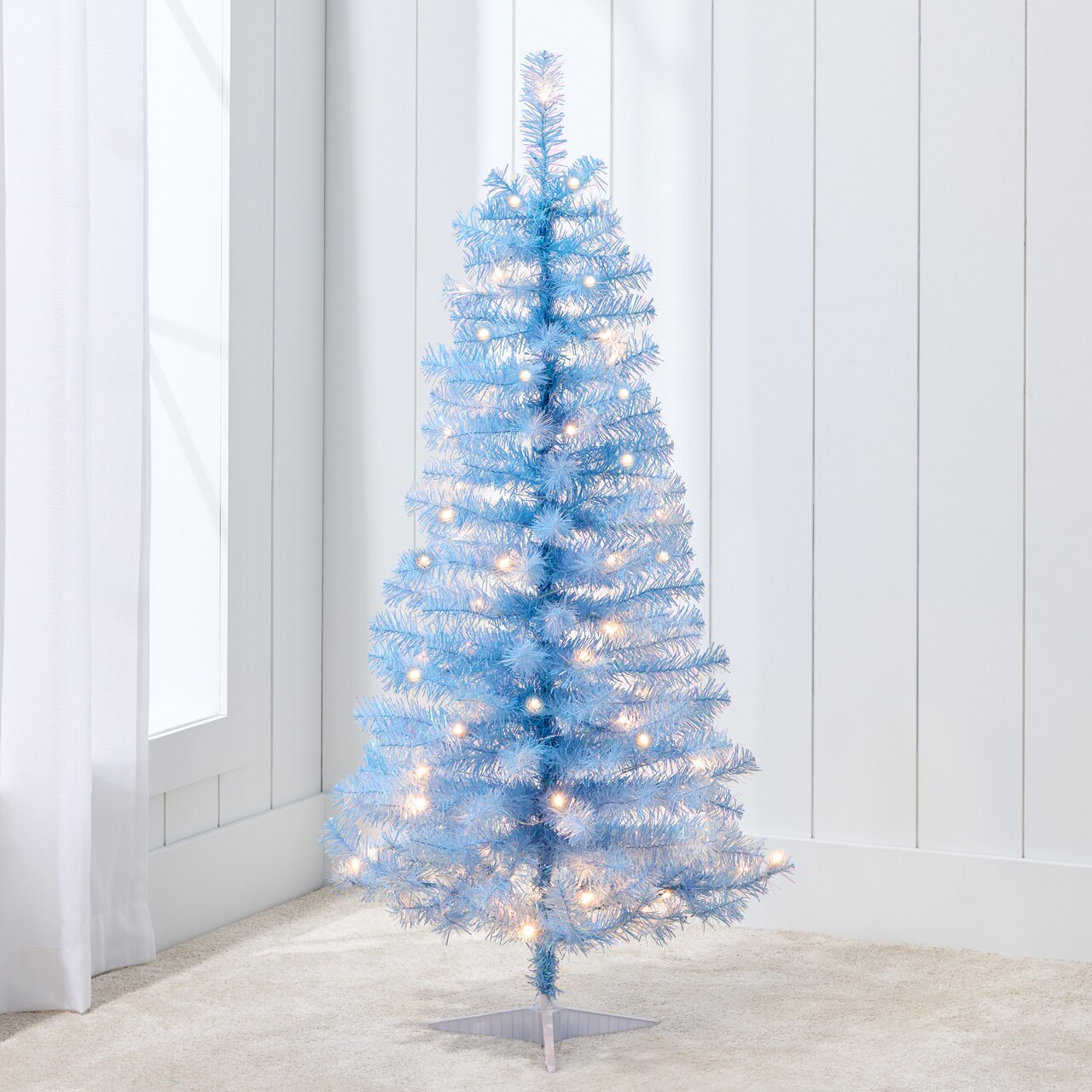 Best Choice Products 4ft Pre-lit Colored Christmas Tree, Artificial Tree Holiday Decor w/ LED Lights